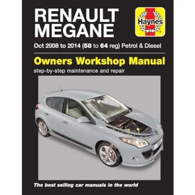 Image of Renault Megane (08 14) Haynes Repair Manual (Paperback)
