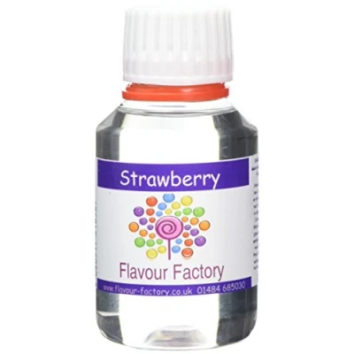Image of Flavour Factory Intense Food Flavouring, Strawberry, 100 ml