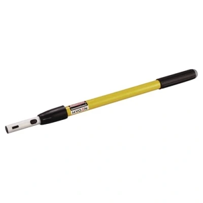 Image of Rubbermaid Commercial Products FGQ74500YL00, HYGEN Quick Connect Short Extension Mop Handle Yellow