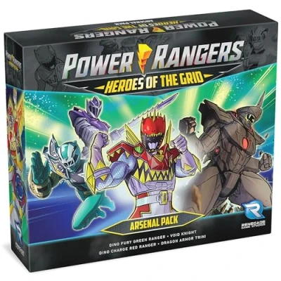 Image of Renegade Game Studios: Power Rangers: Heroes of The Grid: Arsenal Pack Expansion, Type Cards, Deck Building Roleplaying