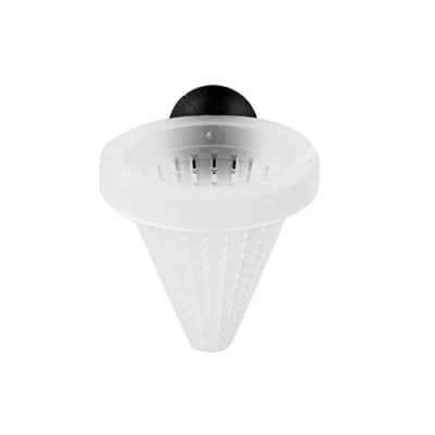 Image of Cone Shape Aquarium Red Worm Fish Feeder with Suction 7cm Height