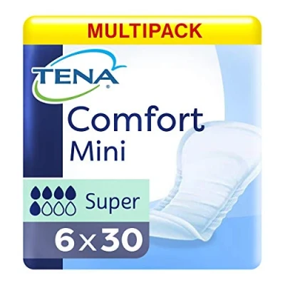 Image of TENA Comfort Mini Super (800ml) 30 Pack Incontinence Protection