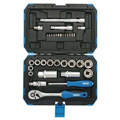 Image of Draper Metric Socket Set, 3/8&quot; Sq. Dr. (34 Piece)