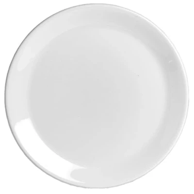 Image of Steelite DS29589 Taste Coupe Plate Dinner Plate, Ceramic Plate,White,23cm 9inch
