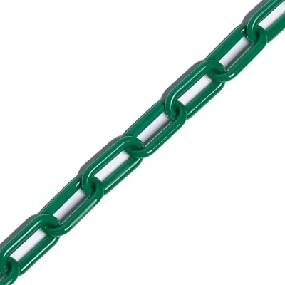 Image of 5m/25m Plastic Chain Barrier 6mm/8mm Thickness 8X Vibrant Colours (6mm, 25m, Green)