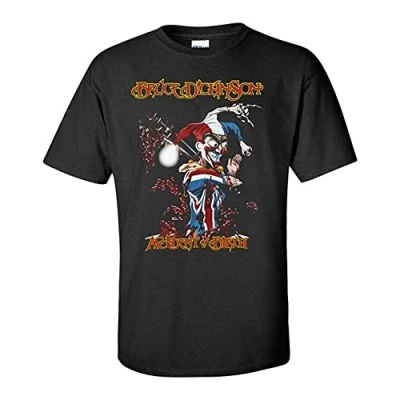Image of IVELLDAY Bruce Dickinson Accident of Birth 1997 Jester Album Cover T Shirt Black M