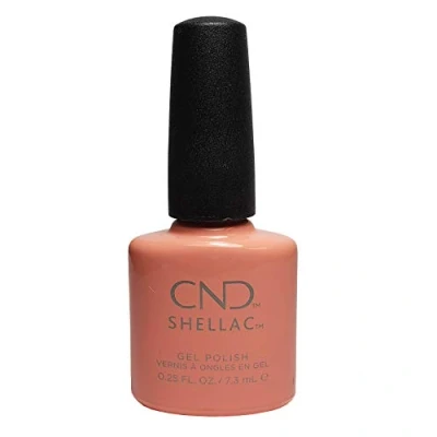 Image of CND Shellac Nail Polish, Salmon Run