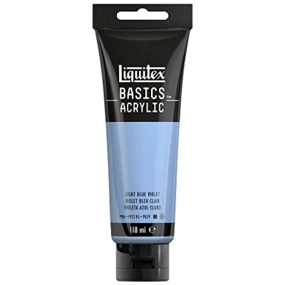 Image of Liquitex 8870052 Basics Acrylic Paint, Light Blue Violet, 118 ml Tube
