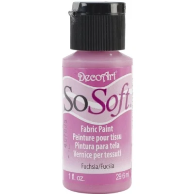 Image of Deco Art Fabric Paint, Fuchsia, One Size