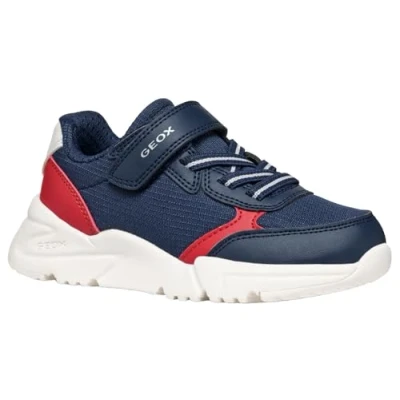 Image of Geox J Loftus BOY B Sneaker, Blue, 3.5 UK