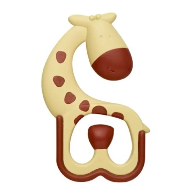 Image of Dr. Brown&#039;s Giraffe Teether, Brown, BPA Free, 3 Months plus