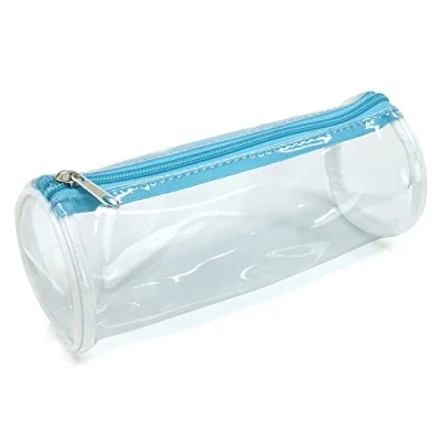 Image of Waytex Round Solid Pencil case, Transparent, School Case