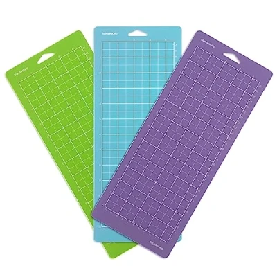Image of Cutting Mat for Cricut Joy 3 Pack 4.5 x 12 StandardGrip, LightGrip, StrongGrip Non Slip, Durable Accessories
