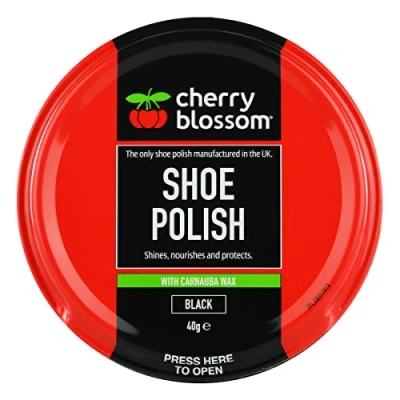Image of Cherry Blossom Black Shoe Polish, 40g