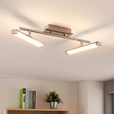 Image of Lindby Modern LED ceiling lamp Pilou, three way dimmable