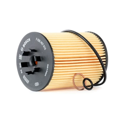 Image of 11427506677 Oil Filter BOSCH F 026 407 010 with gaskets/seals Insert BMW: 6 Convertible, 5 Saloon, Touring