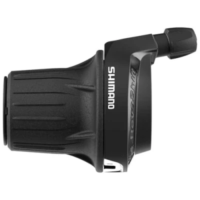 Image of Shimano Tourney/TY SL RV200 revo shifter, with display, 3 speed, left hand, Black