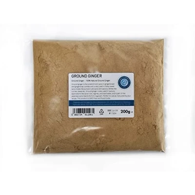 Image of Entirely Ingredients Ground Ginger 200g Selected for Premium Quality Food Grade