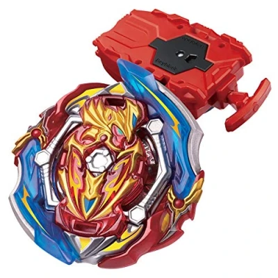 Image of Booster B 150 Union Achilles Cn.Xt [烈] Intense Stater Set with 108 String Launcher Red High Performance Battling Tops