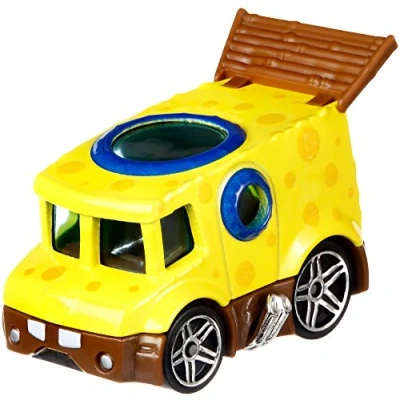 Image of Hot Wheels Spongebob Vehicle, 1:64 Scale