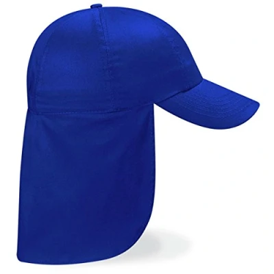 Image of Beechfield Kids Legionnaire Cap in royal