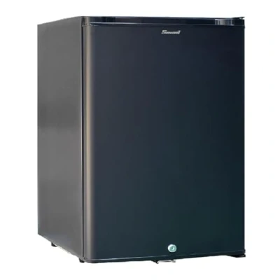 Image of Smad 12v Fridge 40l, Campervan for RV Van Truck Camper Caravan, Quiet Freightliner Cascadia Refrigerator with Lock, 240v Motorhome Fridge, Black