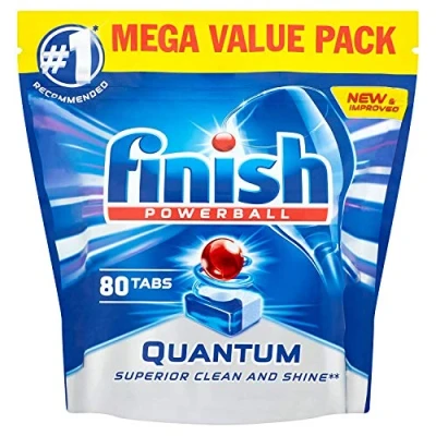 Image of Finish Quantum Dishwasher Tablets, Original Scent, 1 x 80 (80 Tablets)