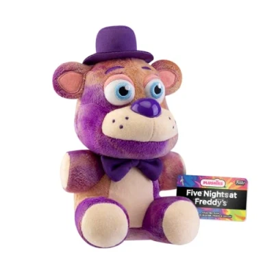 Image of Funko Plush: Five Nights At Freddy&#039;s (FNAF) TieDye Freddy Fazbear Collectable Soft Toy Birthday Gift Idea Official Merchandise Stuffed