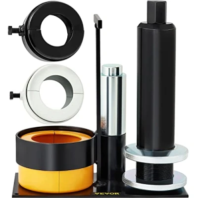 Image of VEVOR Carrier &amp; Pinion Bearing Puller, Compatible with Dana 30,40,50,60,70, 80, Ford 10.25&quot; Bearings, Puller 3 Clamshells, 45# Steel Clamshell for Auto Repair, Multi colors
