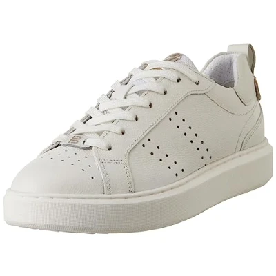 Image of BAGATT Women&#039;s Gindiaa Sneaker, White Gold, 6 UK