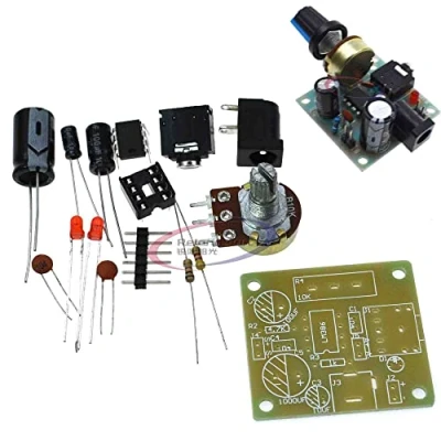 Image of LM386 Super Mini Audio Amplifier DIY Kit Board 3 12V (DIY)