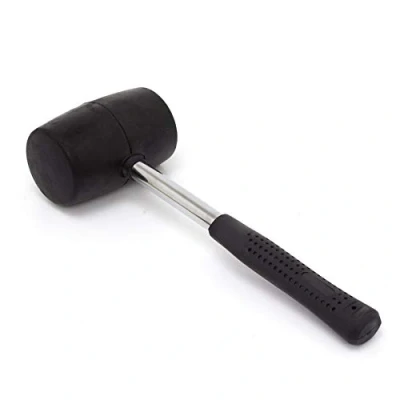 Image of Heavy Duty 24oz Rubber Mallet Dead Blow Hammers Camping Tools Hammer for Windbreaker