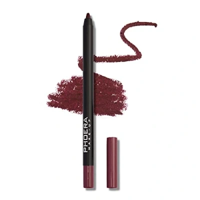 Image of AQUAPURITY PHOERA MATTE SUPER SMOOTH Pigmented Lip Liner Long lasting Smudge proof Pencil Waterproof Makeup Contour Lipliner (005 Slayer)