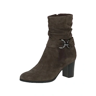Image of Caprice Women&#039;s 9 25328 41 Lace up Ankle Boots with Heel, Stone Suede, 3 UK