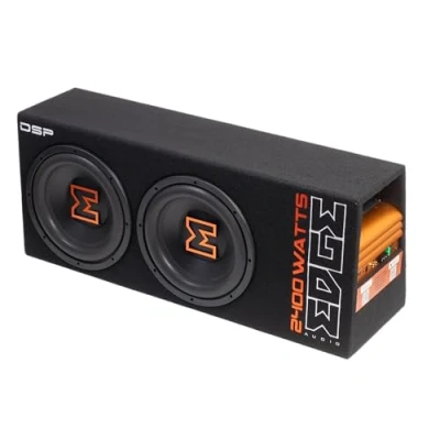Image of EDGE EDBX12TADSP E3 12 inch Twin active loaded bass enclosure with built in amplifier and DSP control