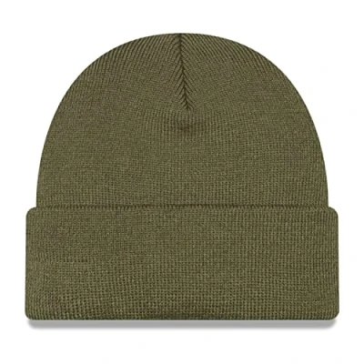 Image of New Era Winter Short Cuff Beanie Fisherman Olive