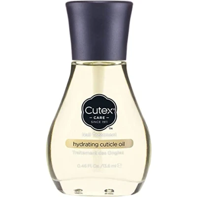 Image of Cutex Hydrating Cuticle Oil, Formulated with Vitamin E &amp; Sweet Almond (13.6ml) for Dry, Brittle Rough Nails, Scent, Dermatologist Tested