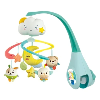 Image of Clementoni 17710 Sweet Cloud Cot Mobile Crib Toy &amp; Sound Machine, Mobile, Toddler Toy, Early Years Toys, Infant New Born Toys Gift