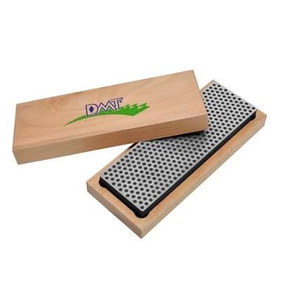 Image of DMT W6X 6 Inch Diamond Whetstone Sharpener, Extra Coarse with Hardwood Box