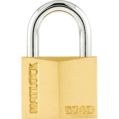 Image of Matlock Brass Key Padlock 40mm