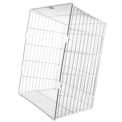 Image of SPARES2GO Universal Zinc Coated Terminal Guard Square Boiler Flue Cage (18&#039;&#039; x 18&#039;&#039; 7&#039;&#039;)