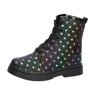 Image of Lico Girl&#039;s Isalie Fashion Boot, Black Colourful, 3 UK