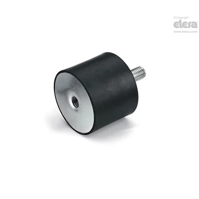 Image of ELESA Rubber buffer DVA.2 20 15 SST M6 18 55
