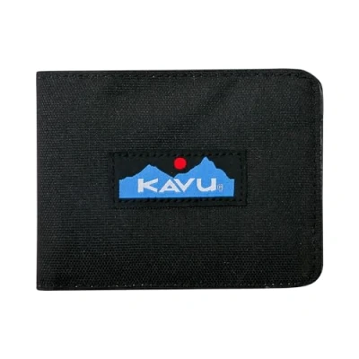 Image of KAVU Watershed Wallet Bifold Water Resistant Cash Carrier Jet Black