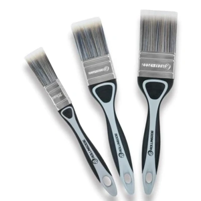 Image of ROLLINGDOG Paintbrushes Decorating Set for Wall Paint, DIY Detail Painting (3 PC Pack, 20mm, 40mm, 50mm)