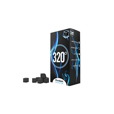 Image of 4kg 320 Premium Coconut Shisha coal charcoal (25mm Cube) for hookah &amp; BBQ 4 kg 288 pieces Nicotine Free