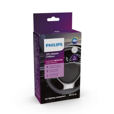 Image of Philips CANbus adapter LED Fog (H8/H11/16), 3 in 1 solution, set of 2