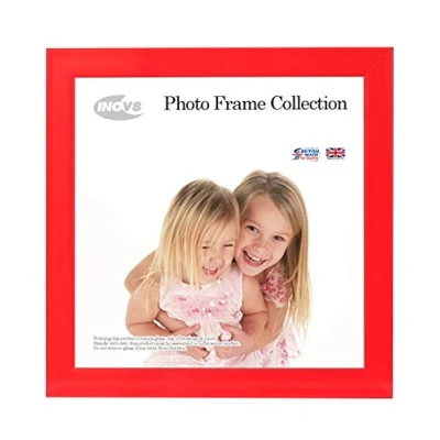 Image of Inov8 Framing British Made Photo Frame Value Gloss Red 6x6