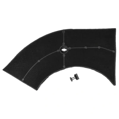 Image of vhbw Activated Carbon Filter compatible with Faure FHT6136B, FHT6136W, FHT6136X Extractor Hood 28 x 13.3/9.5 2.6 cm