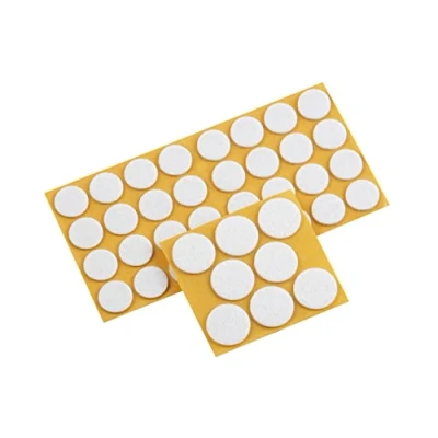 Image of Meister Felt Glider Assortment self adhesive, white, 104 pieces, 645296